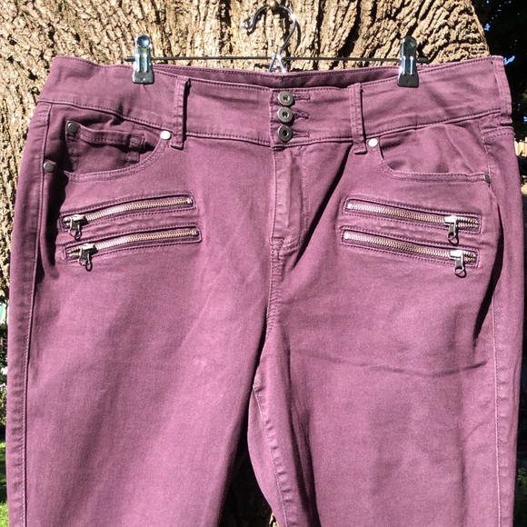 NWOT Purple Torrid 18R Jeggings - Picture 3 of 11